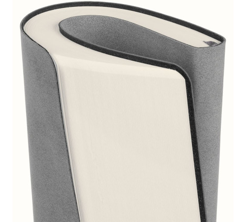 Ежедневник Nubuk, недатированный, светло-серый