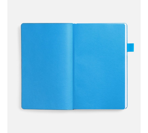 Ежедневник White Shall, недатированный, бело-голубой