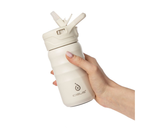 Термобутылка Fujisan 2.0, белая (молочная)