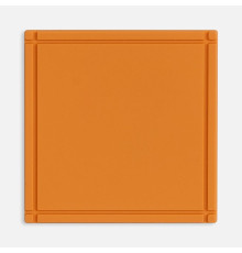 Лейбл из ПВХ Dzeta, L, оранжевый