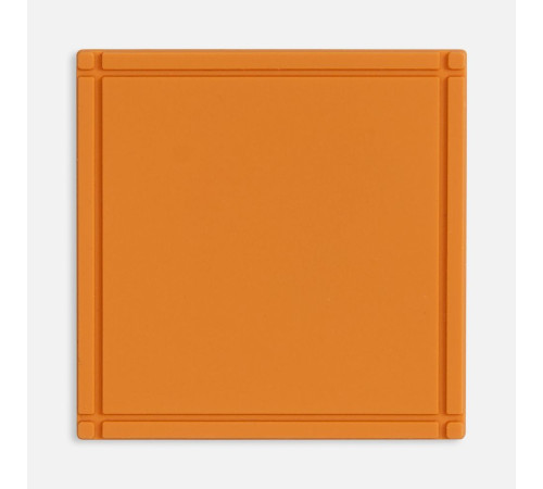 Лейбл из ПВХ Dzeta, L, оранжевый