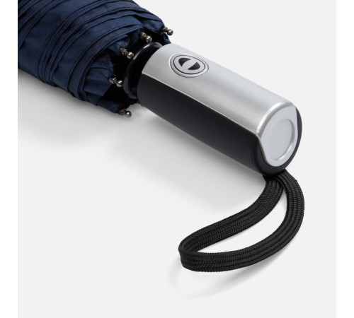 Зонт складной Fiber, темно-синий