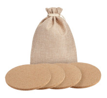 Набор из 4 костеров Suberic, круг