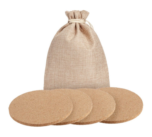 Набор из 4 костеров Suberic, круг