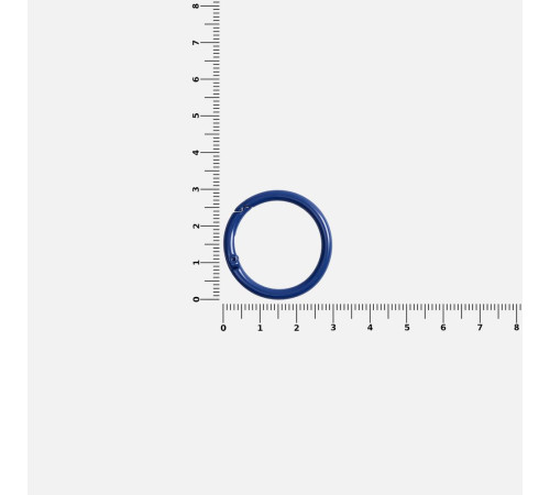 Карабин-кольцо Claus, L, синий