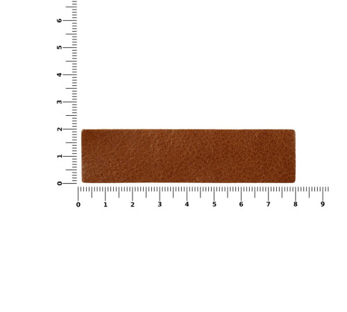 Лейбл Listra Nubuсk, коричневый