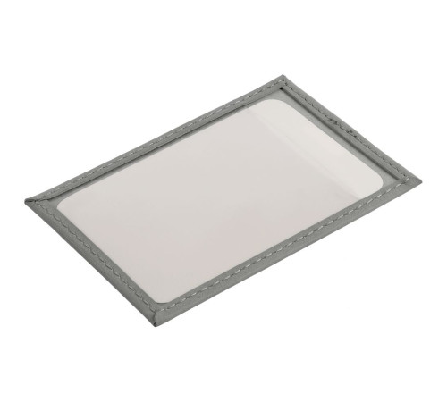 Чехол для пропуска Nubuk, светло-серый