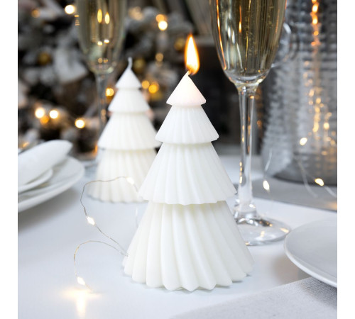 Свеча Snowtree, белая