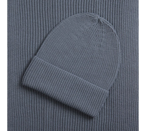 Шарф Nobilis Mono, серый (стальной)