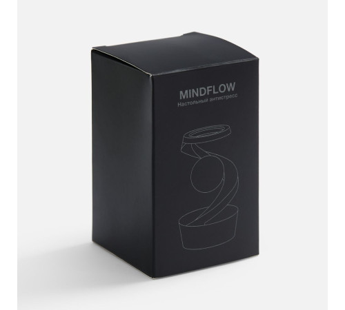 Настольный антистресс Mindflow, черный с серебристым