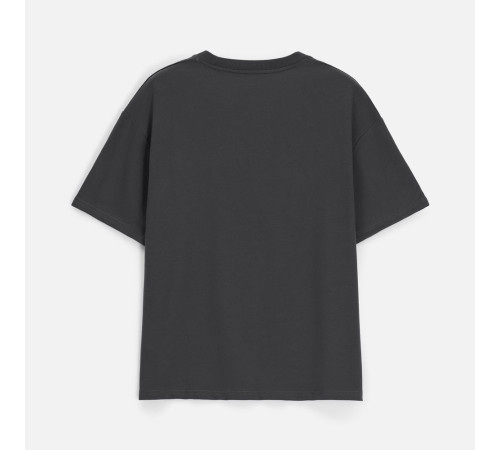 Футболка унисекс Durington, темно-серая (графит)