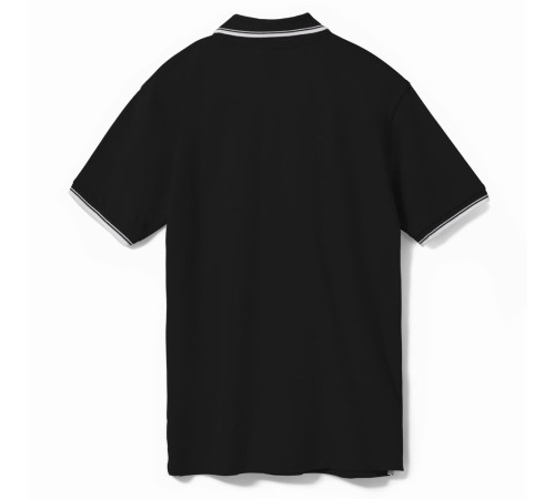 Рубашка поло мужская с контрастной отделкой Practice 270 черная