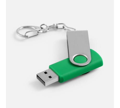 Флешка Twist, зеленая, 8 Гб