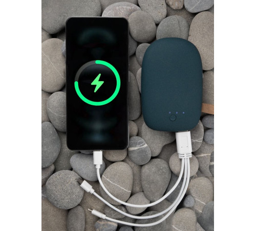 Внешний аккумулятор Pebble 7800 мАч, серо-синий