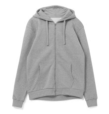 Толстовка на молнии с капюшоном Siverga Heavy 2.0, серый меланж