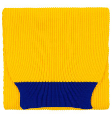 Шарф Snappy, желтый с синим