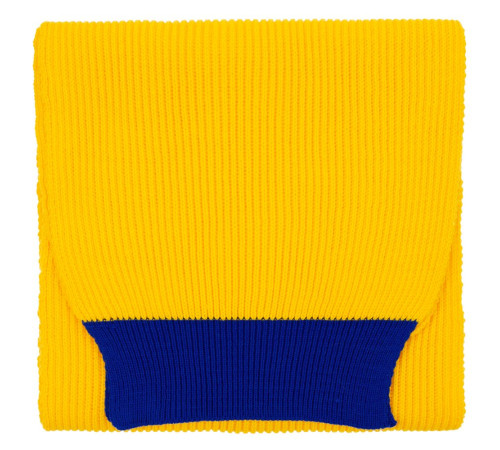 Шарф Snappy, желтый с синим