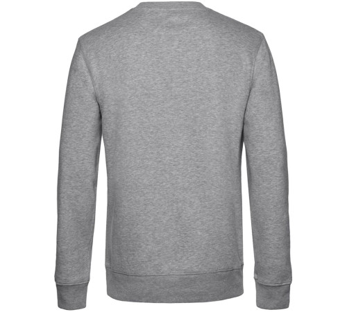 Свитшот унисекс King, серый меланж