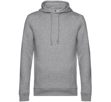 Толстовка с капюшоном унисекс BNC Inspire (Organic), серый меланж