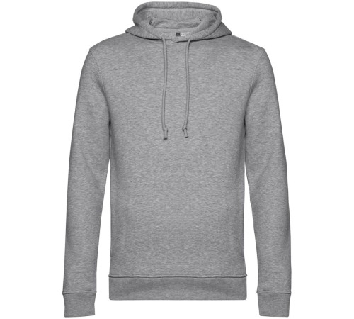 Толстовка с капюшоном унисекс BNC Inspire (Organic), серый меланж