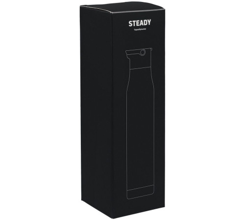 Термобутылка Steady, синяя