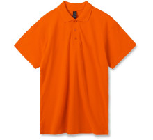 Рубашка поло мужская Summer 170, оранжевая