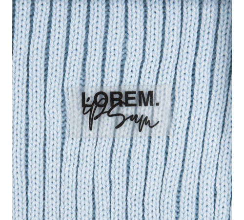 Лейбл из ПВХ Dzeta, S, прозрачный