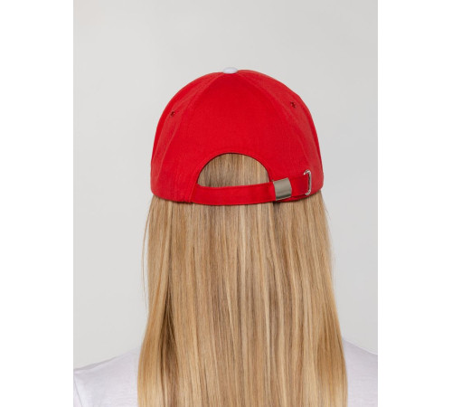 Бейсболка Honor, красная с белым кантом