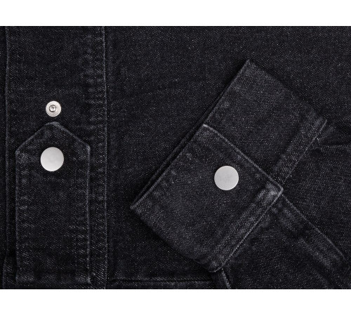 Куртка джинсовая O1, черная