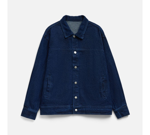 Куртка джинсовая O1, темно-синяя