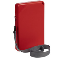 Плоская бутылка для воды Flacon, красная