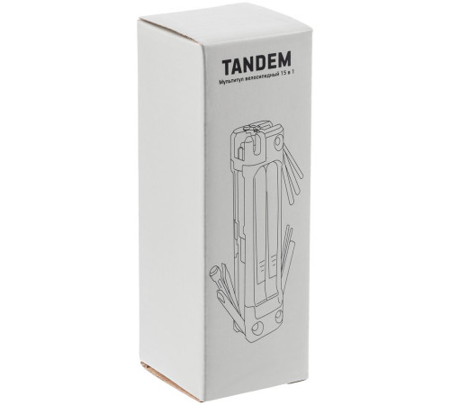 Мультитул велосипедный Tandem, серый