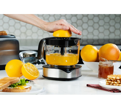 Электрическая соковыжималка для цитрусовых Source Force, серебристо-черная