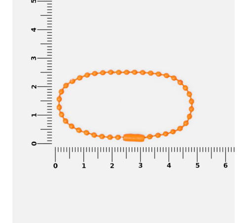 Цепочка для крепления Sharic, оранжевый неон
