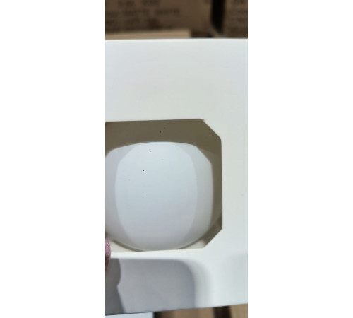 Оформительский шар Finery, 10 см, матовый белый