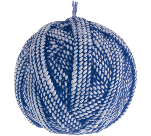 Свеча Kniteam, клубок, синий