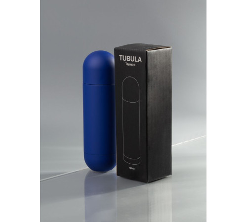 Термос Tubula Soft Touch, синий