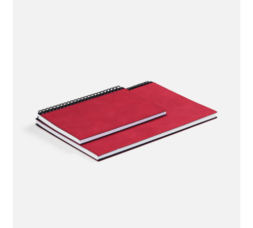 Ежедневник Notera Maxi, недатированный, красный