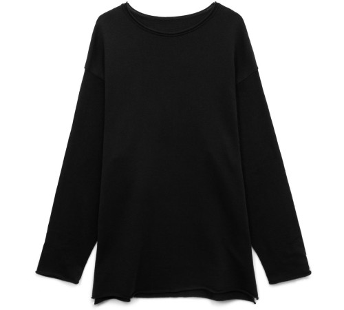 Лонгслив унисекс Siluetti Fuori, черный