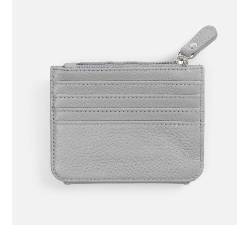 Картхолдер на молнии Unison, серый