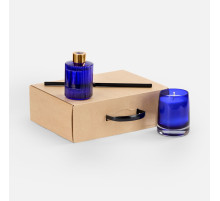 Набор Fragnola, пряная древесина и кардамон, темно-синий