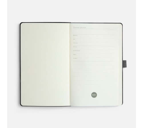 Ежедневник Lungo, недатированный, серый