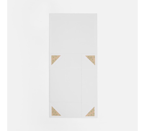 Коробка складная Quadra Fold, белая