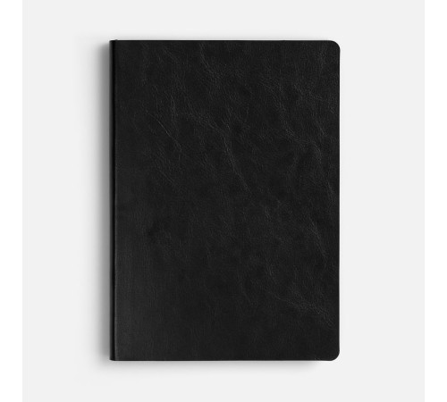 Ежедневник Doppio, недатированный, черный с красным