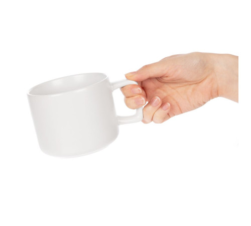 Чашка Jumbo, ver.2, матовая, белая