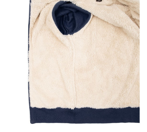 Толстовка унисекс на молнии Sherpa 280, темно-синяя