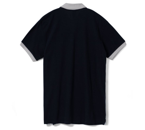 Рубашка поло Prince 190, черная с серым