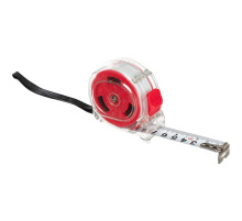 Рулетка Selvaksi, 5 м, красная