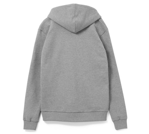 Толстовка на молнии с капюшоном Unit Siverga Heavy, серый меланж