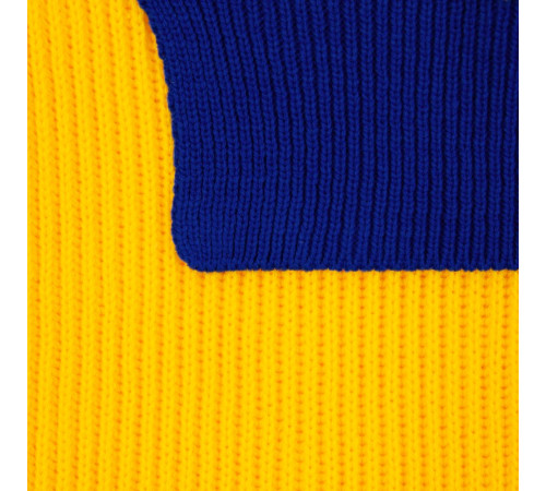 Шарф Snappy, желтый с синим